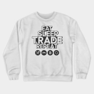 EAT SLEEP TRADE REPEAT - Ethereum Shirt and Hoodie Crewneck Sweatshirt